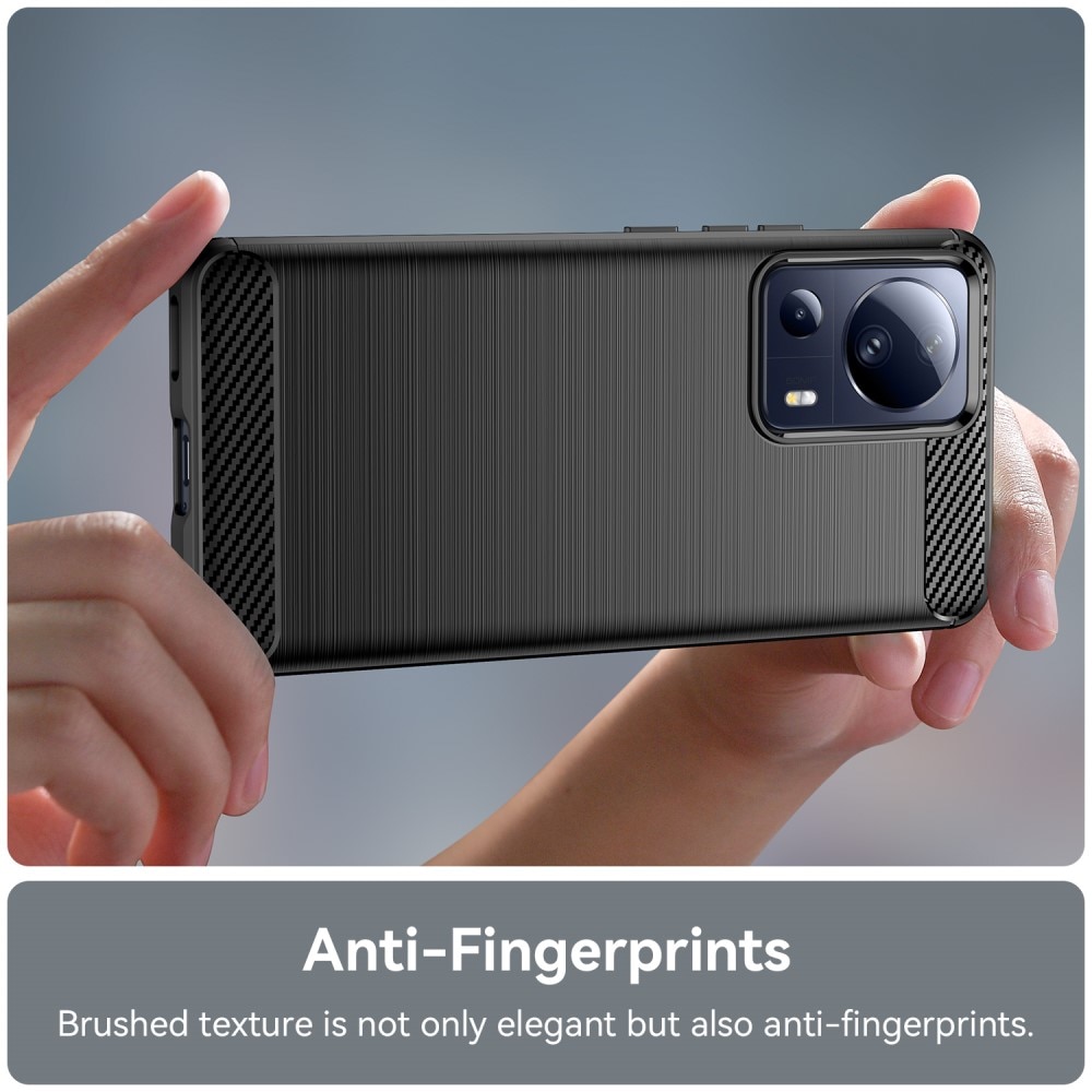 Xiaomi 13 Lite Deksel TPU Brushed Svart