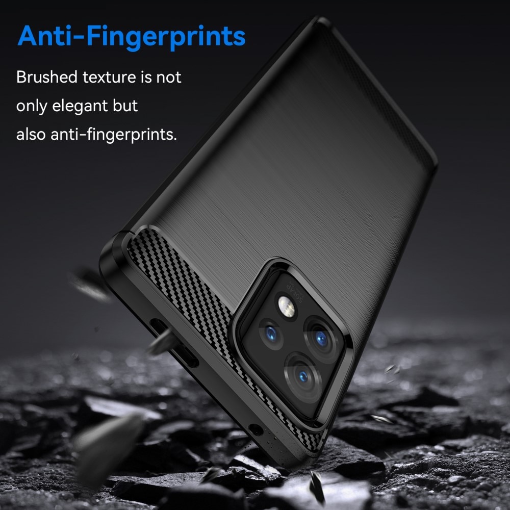 Motorola Edge 40 Pro Deksel TPU Brushed Black