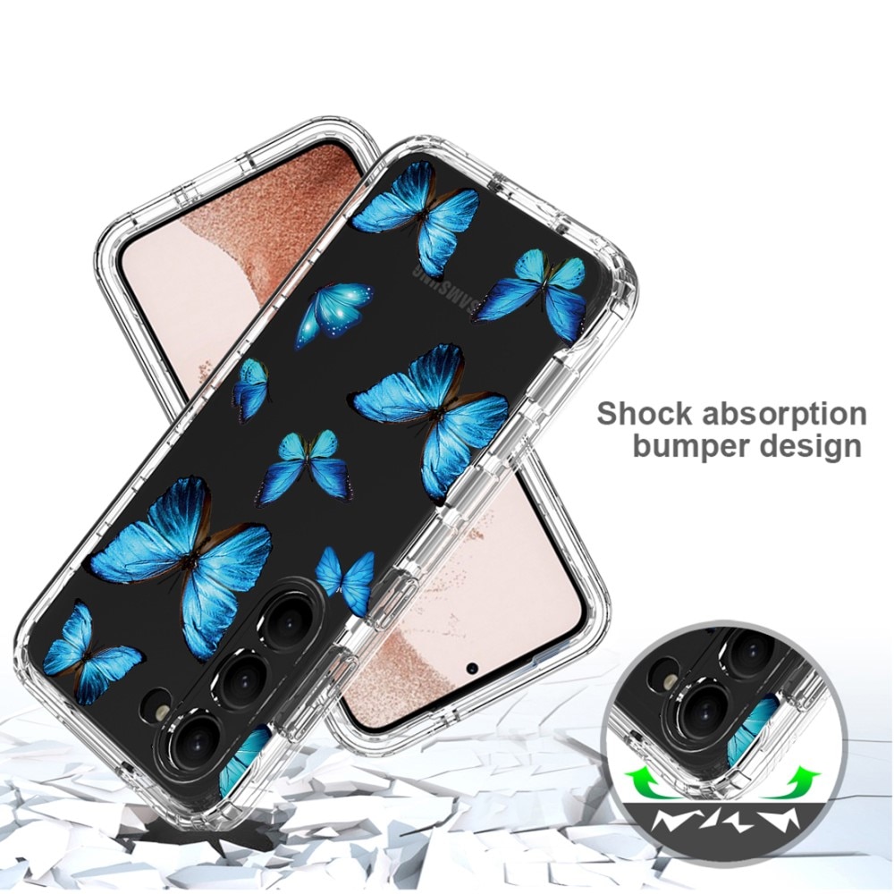 Full Cover Deksel Samsung Galaxy S23 sommerfugler