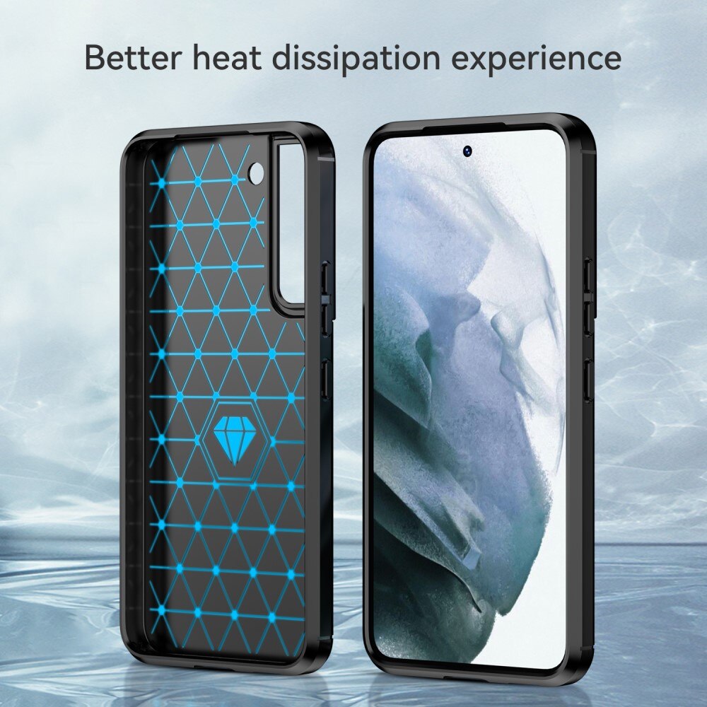 Samsung Galaxy S23 Plus Deksel TPU Brushed Svart