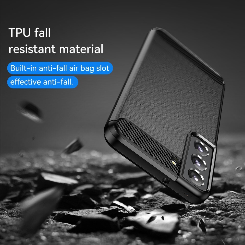 Samsung Galaxy S23 Plus Deksel TPU Brushed Svart