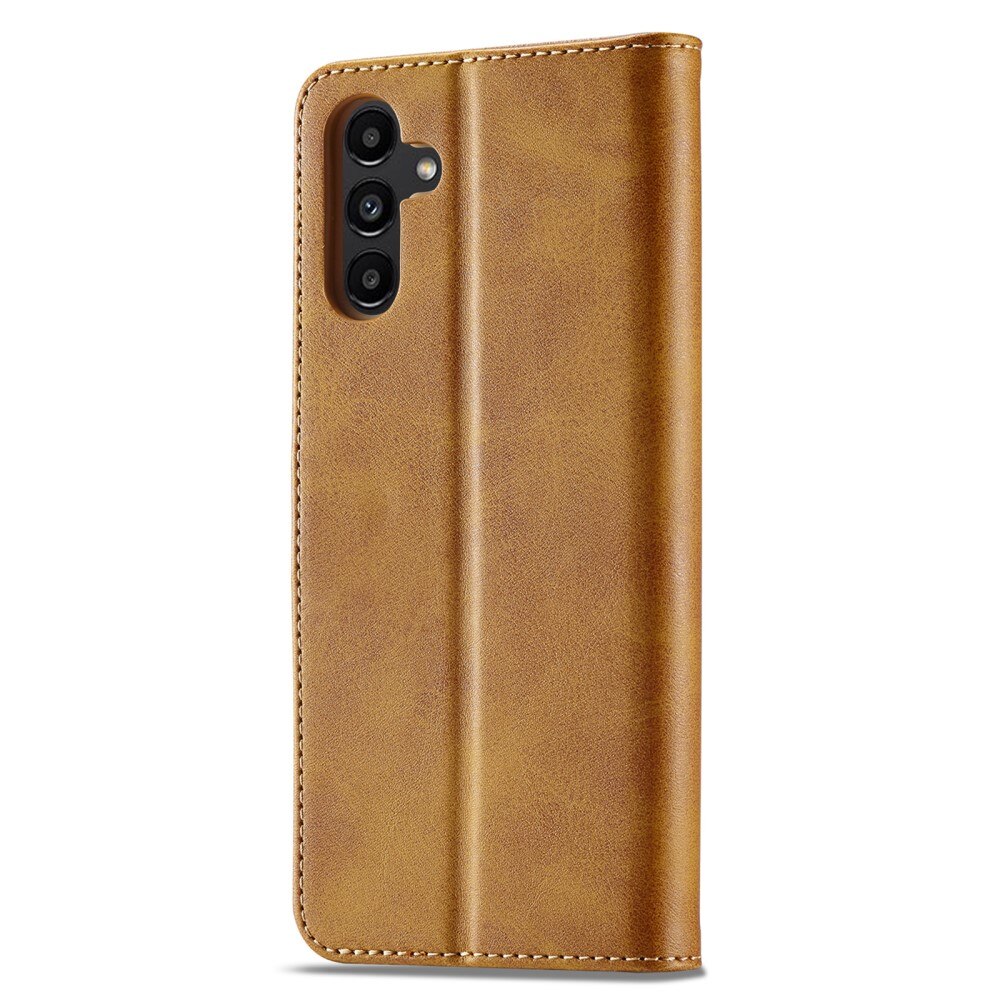 Lommebokdeksel Samsung Galaxy A34 cognac