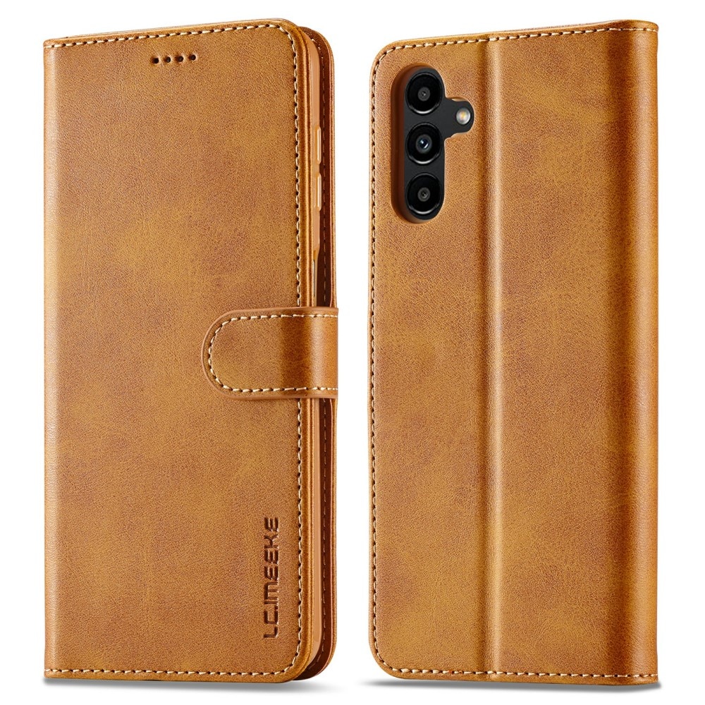 Lommebokdeksel Samsung Galaxy A34 cognac