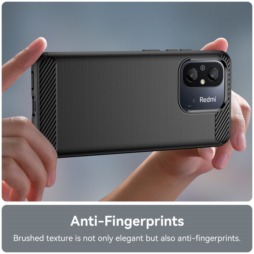 Xiaomi Redmi 12C Deksel TPU Brushed Svart