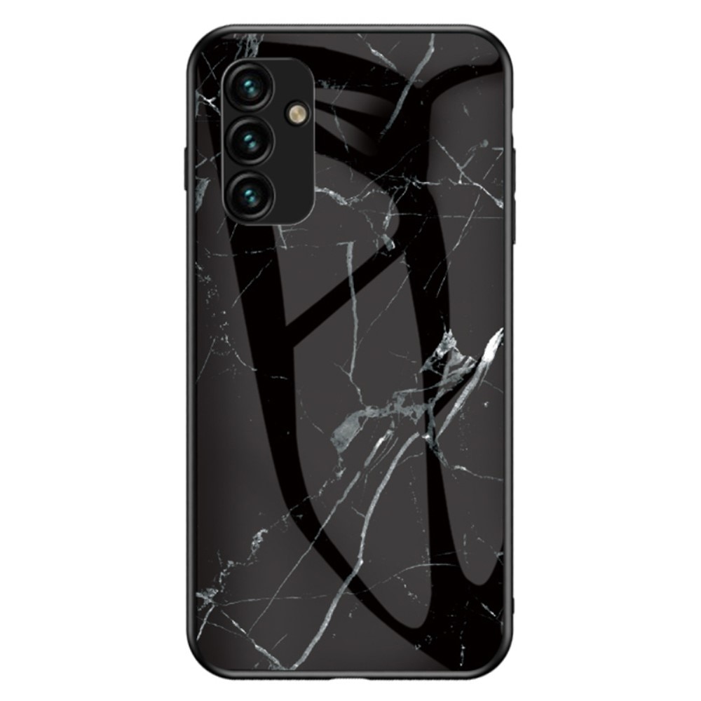 Herdet Glass Deksel Samsung Galaxy A34 svart marmor