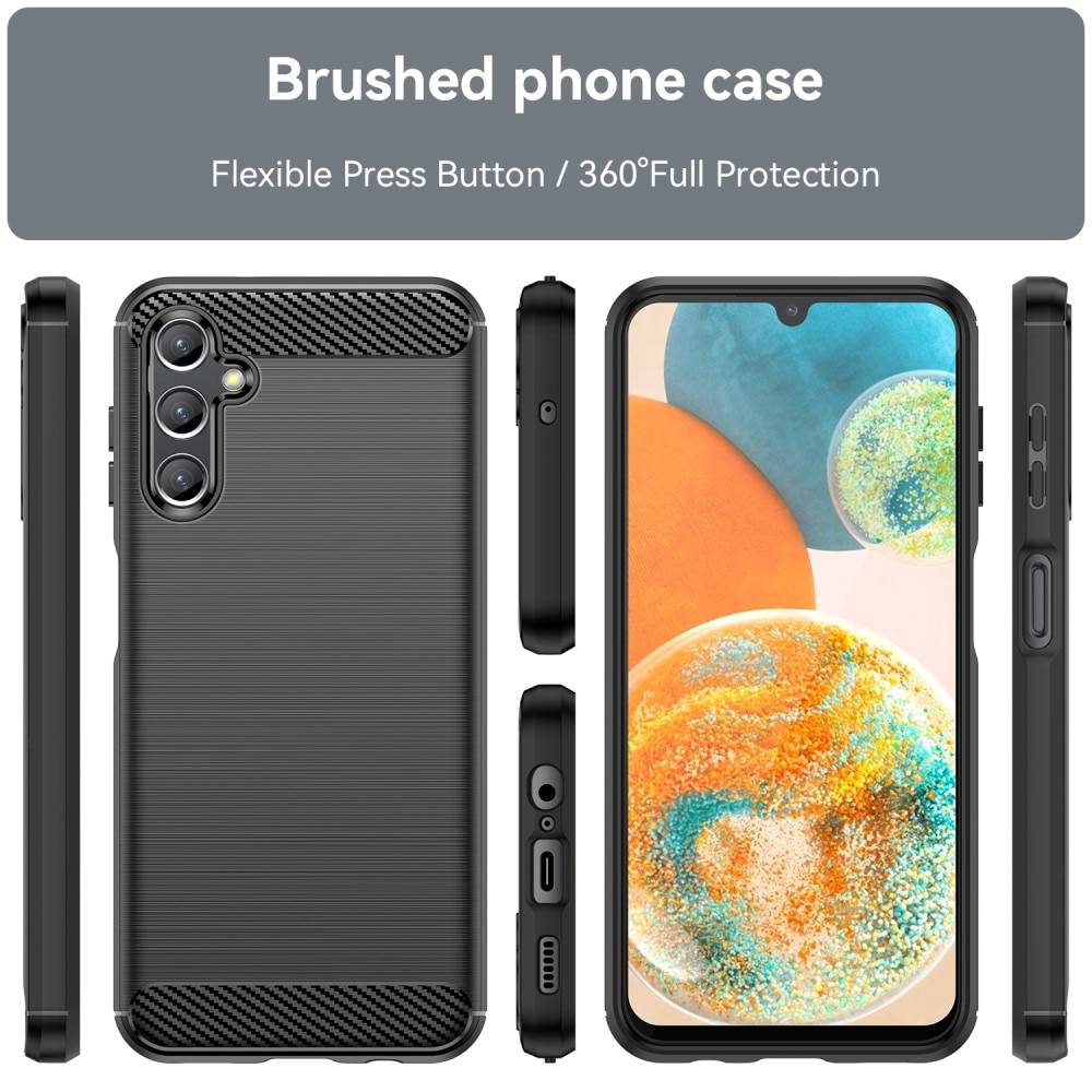 Samsung Galaxy A14 Deksel TPU Brushed Svart