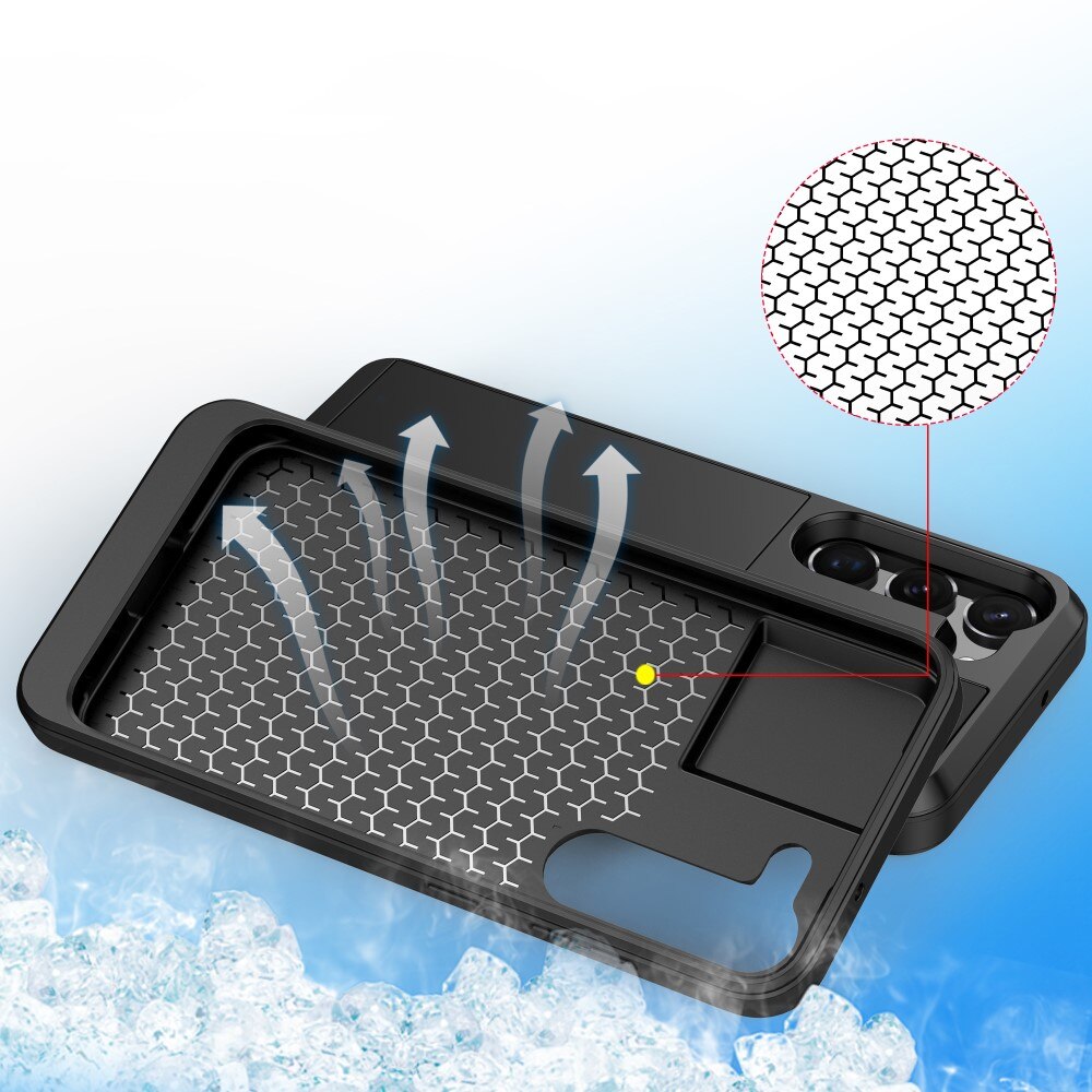 Deksel Kortholder Samsung Galaxy S23 Plus Svart