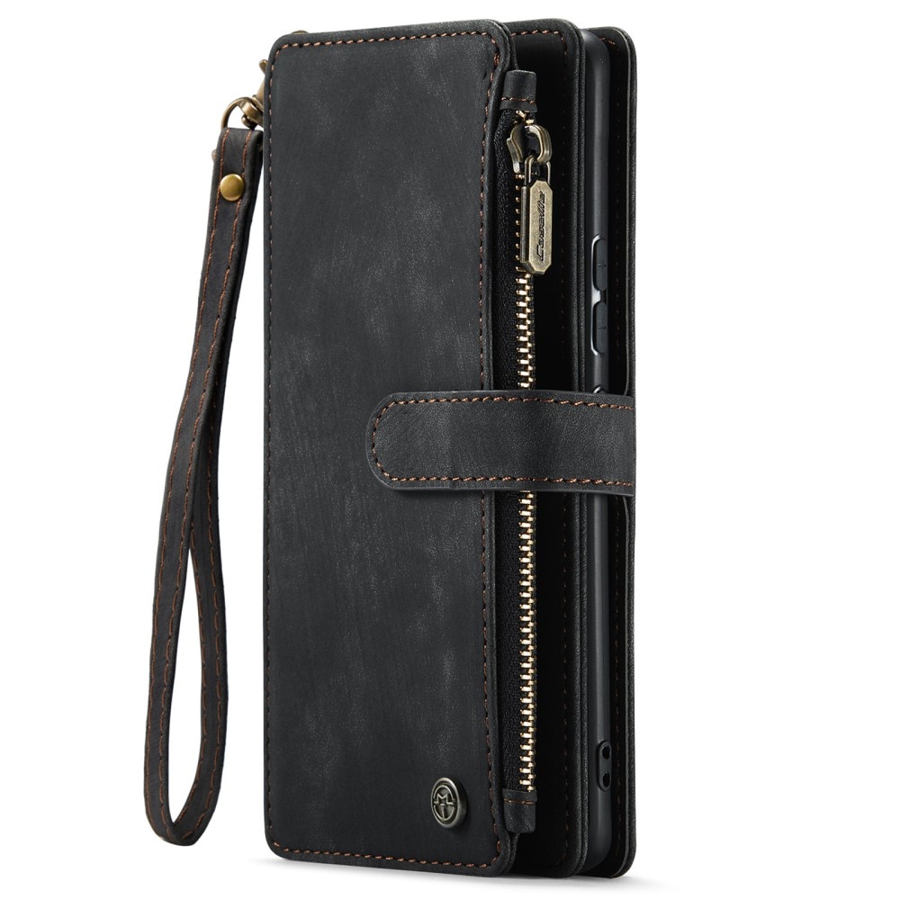 Zipper Wallet Samsung Galaxy A55 svart