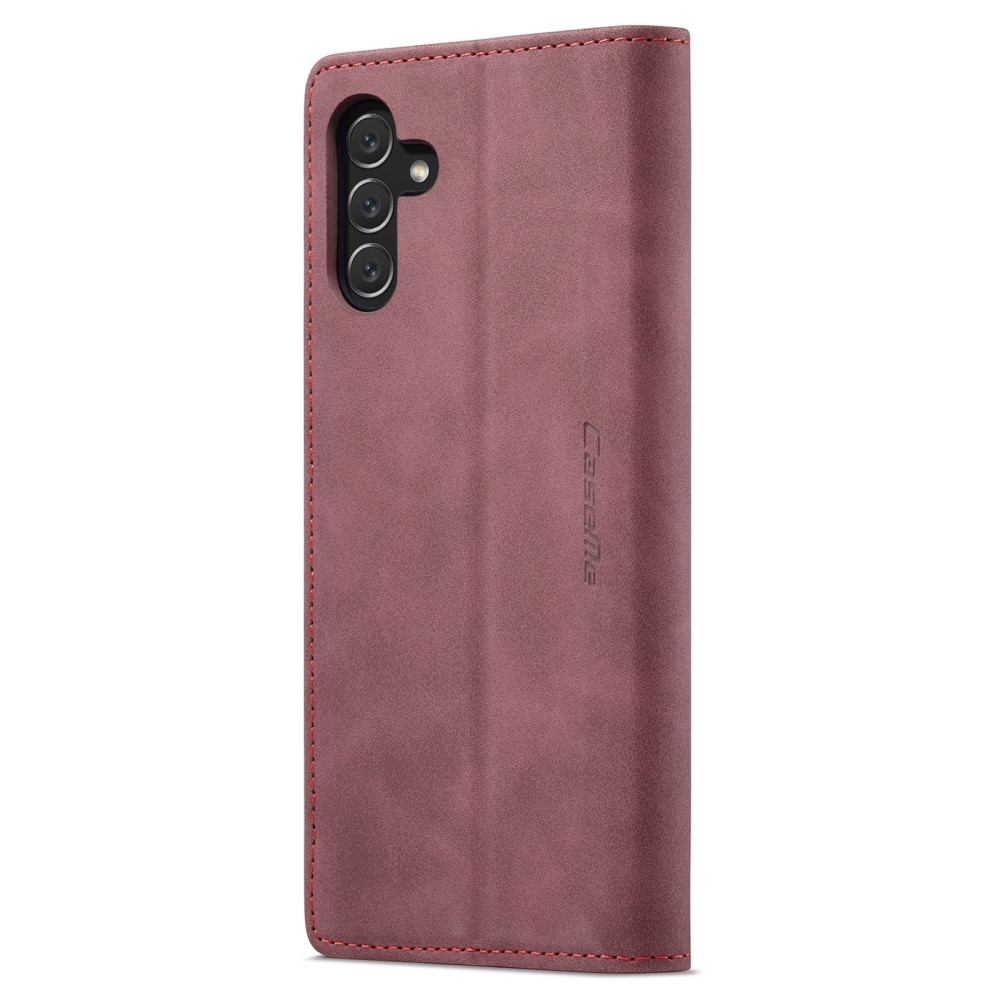 Slim Lommebokveske Samsung Galaxy A14 rød