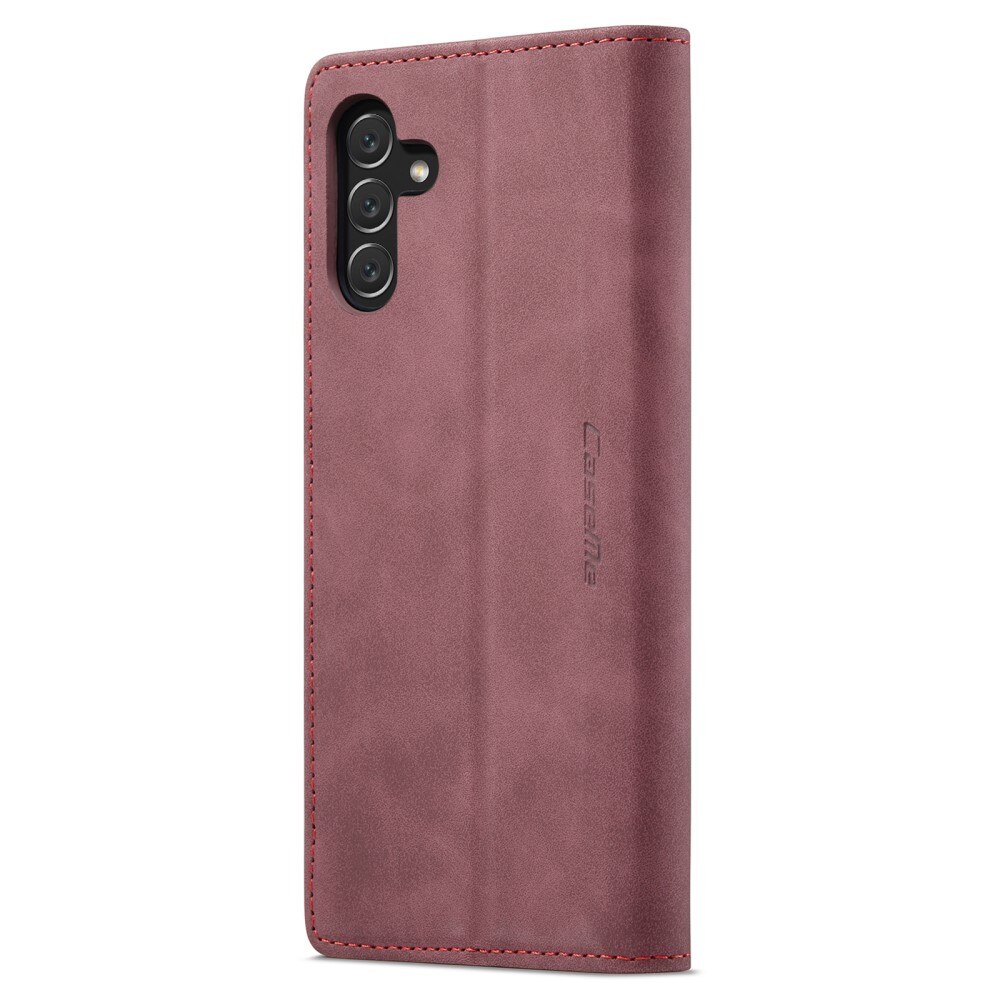 Slim Lommebokveske Samsung Galaxy A14 Rød