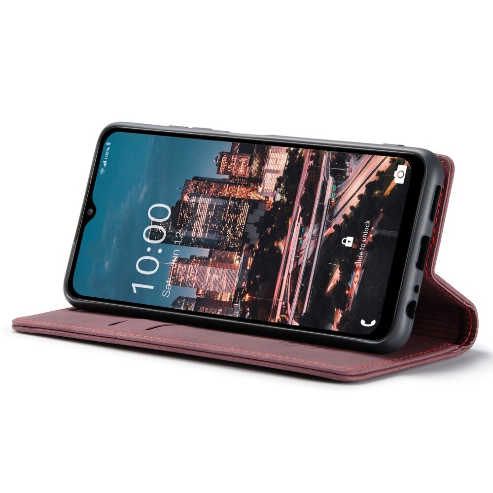 Slim Lommebokveske Samsung Galaxy A14 Rød