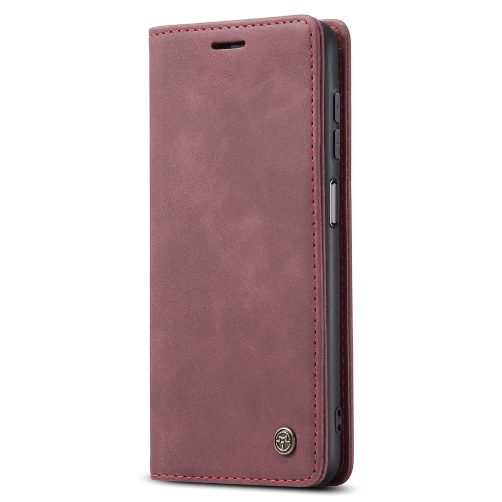 Slim Lommebokveske Samsung Galaxy A14 Rød