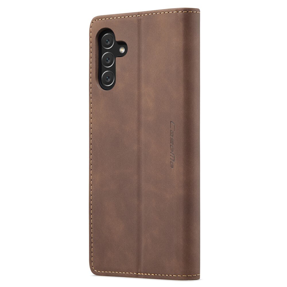 Slim Lommebokveske Samsung Galaxy A14 Brun