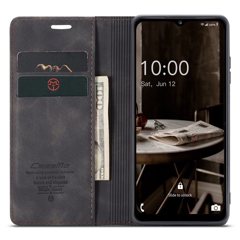 Slim Lommebokveske Samsung Galaxy A34 Svart