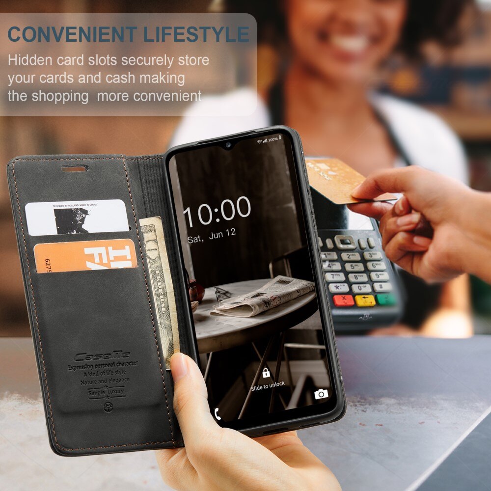 Slim Lommebokveske Samsung Galaxy A34 Svart