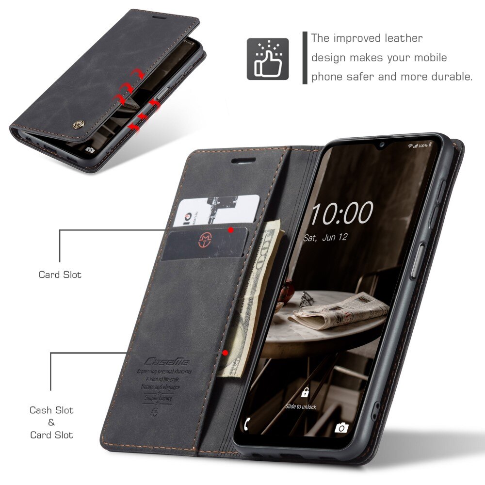 Slim Lommebokveske Samsung Galaxy A34 Svart