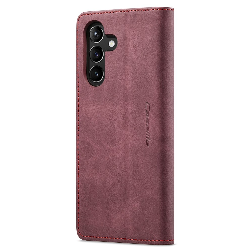 Slim Lommebokveske Samsung Galaxy A54 Rød