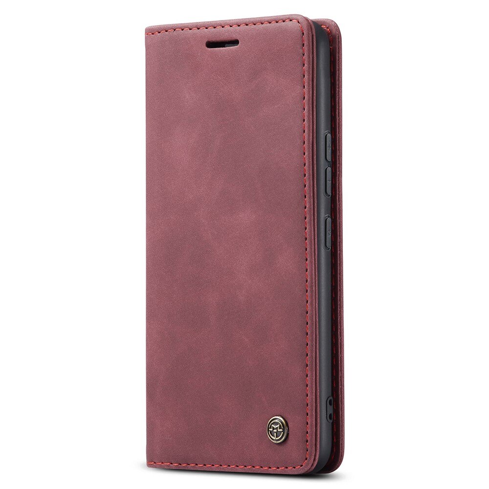 Slim Lommebokveske Samsung Galaxy A54 Rød