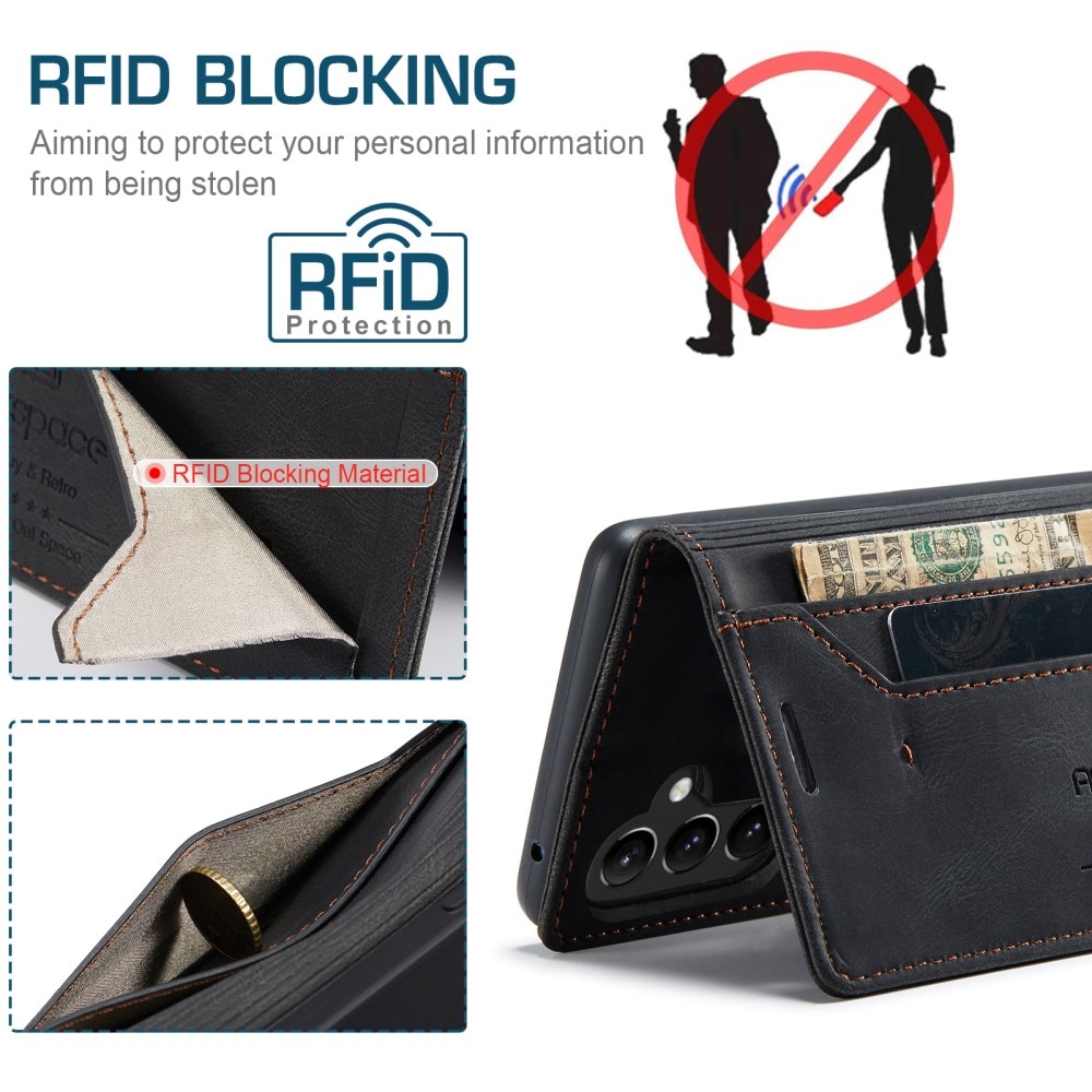 RFID blocking Lommebokveske Samsung Galaxy A54 svart
