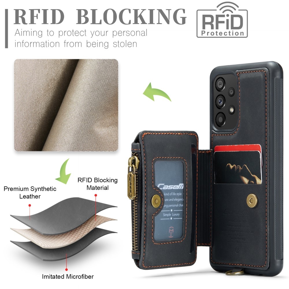 Multi-slot RFID blocking Deksel Samsung Galaxy A54 svart