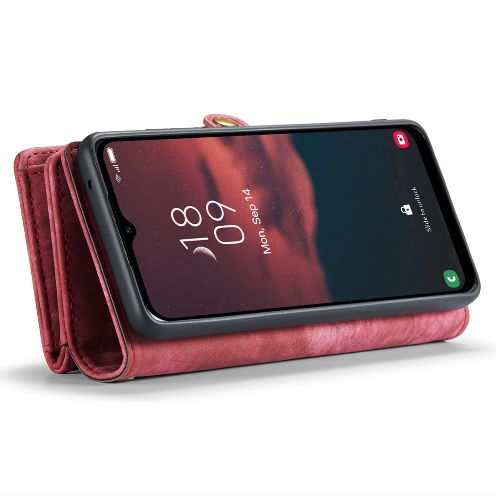 Multi-slot Lommeboksetui Samsung Galaxy A14 rød