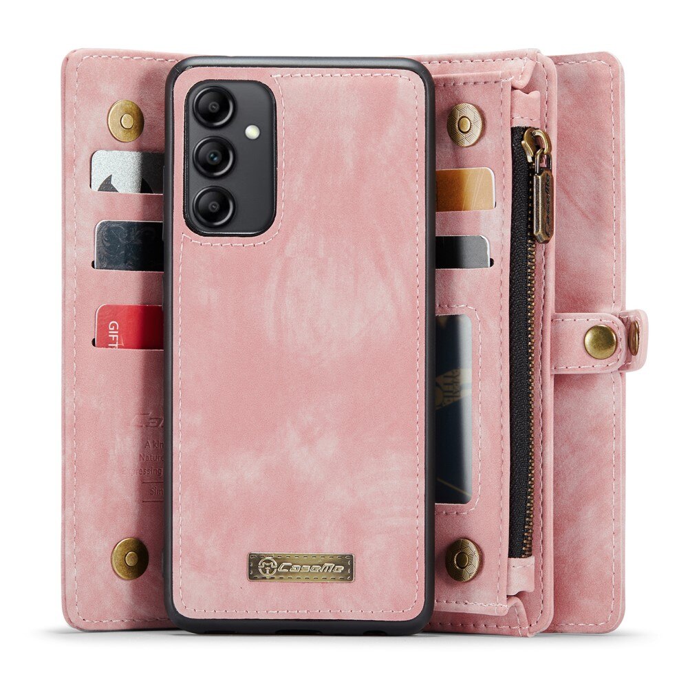 Multi-slot Lommeboksetui Samsung Galaxy A34 Rosa