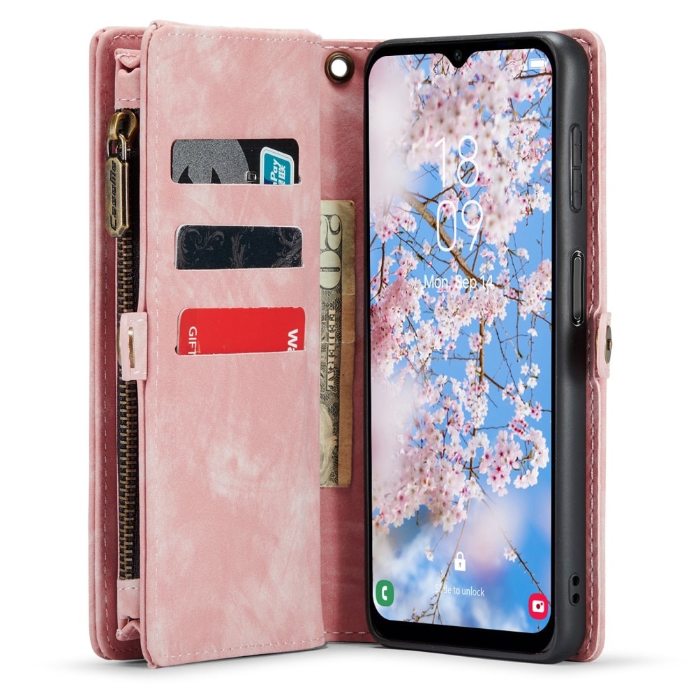 Multi-slot Lommeboksetui Samsung Galaxy A34 Rosa