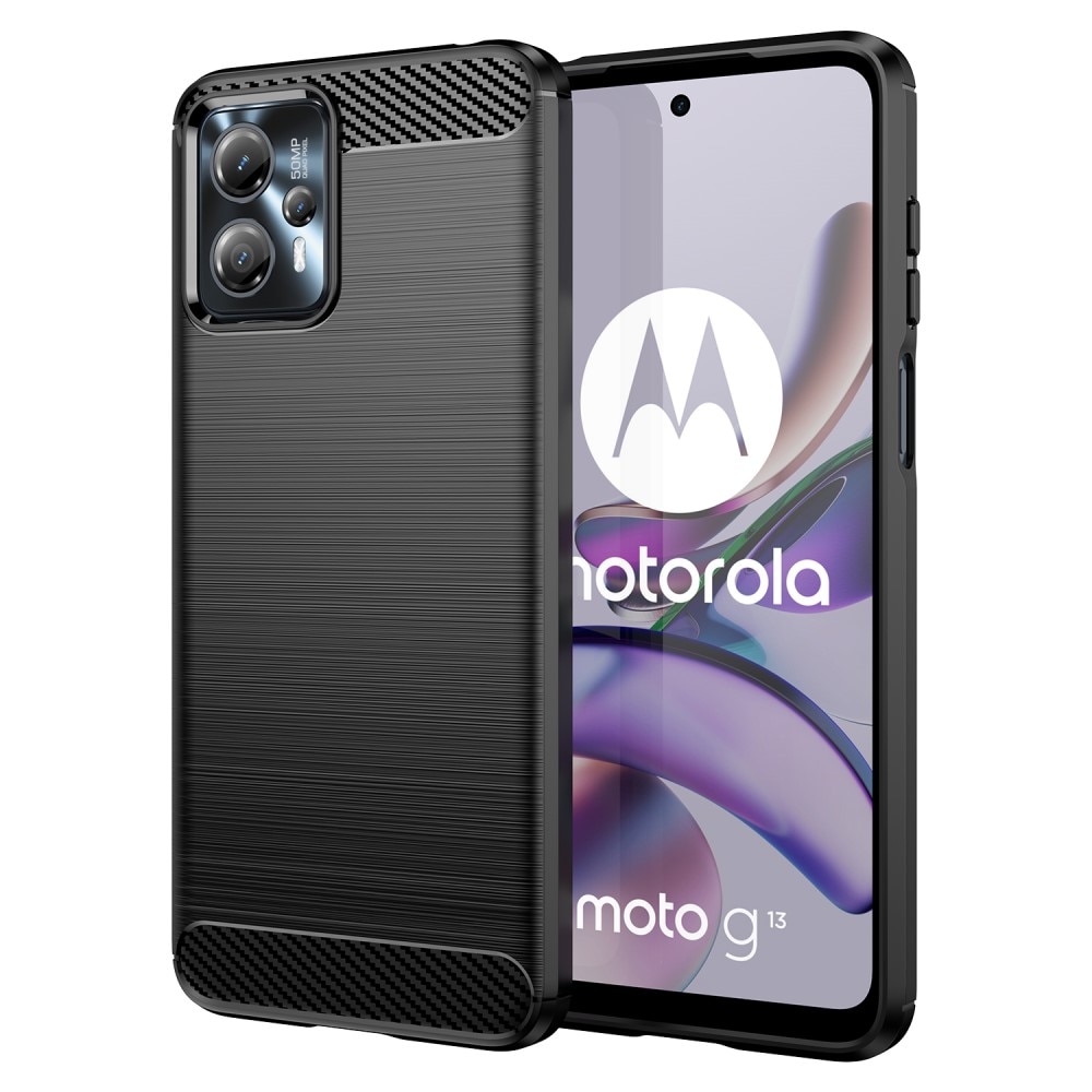 Motorola Moto G23 Deksel TPU Brushed Svart