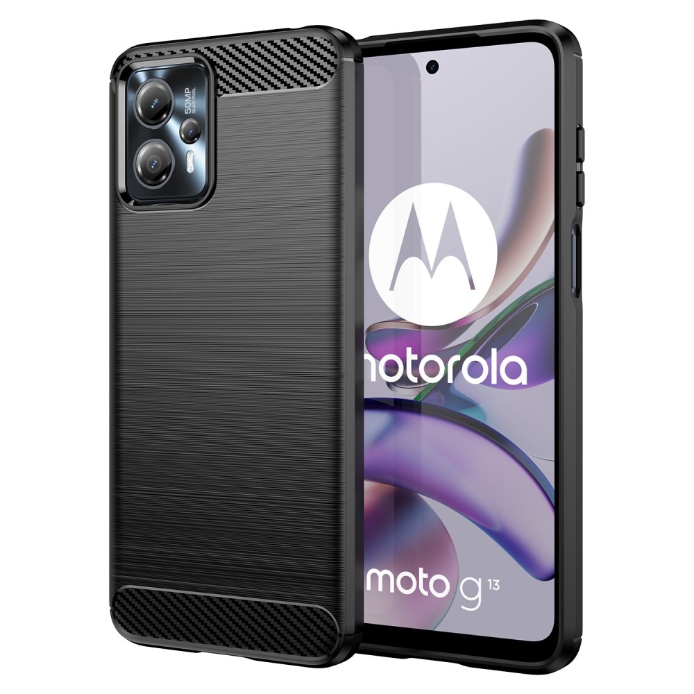 Motorola Moto G23 Deksel TPU Brushed Black