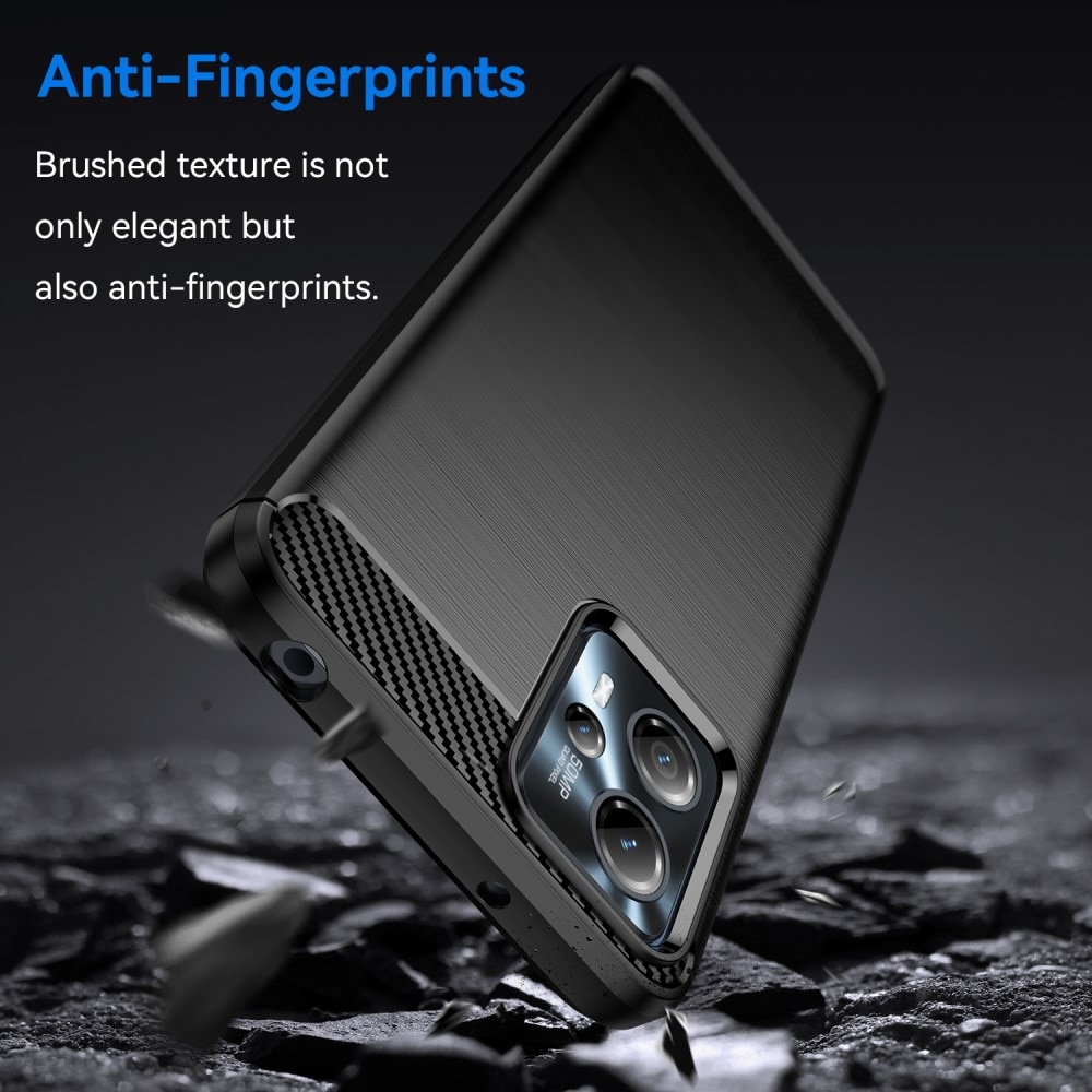 Motorola Moto G23 Deksel TPU Brushed Svart