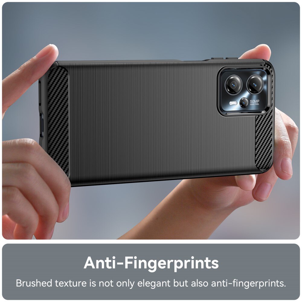 Motorola Moto G23 Deksel TPU Brushed Svart