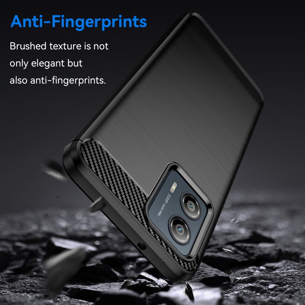 Motorola Moto G53 Deksel TPU Brushed Svart