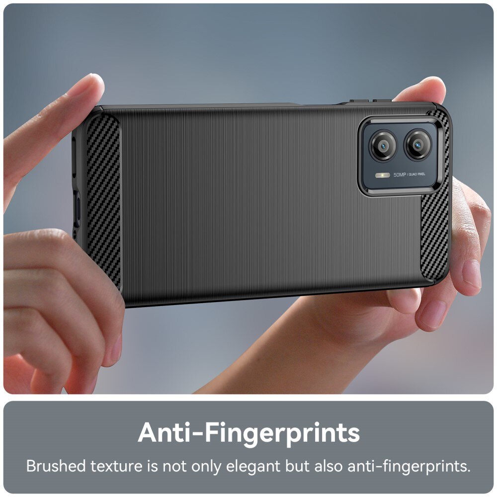 Motorola Moto G53 Deksel TPU Brushed Svart