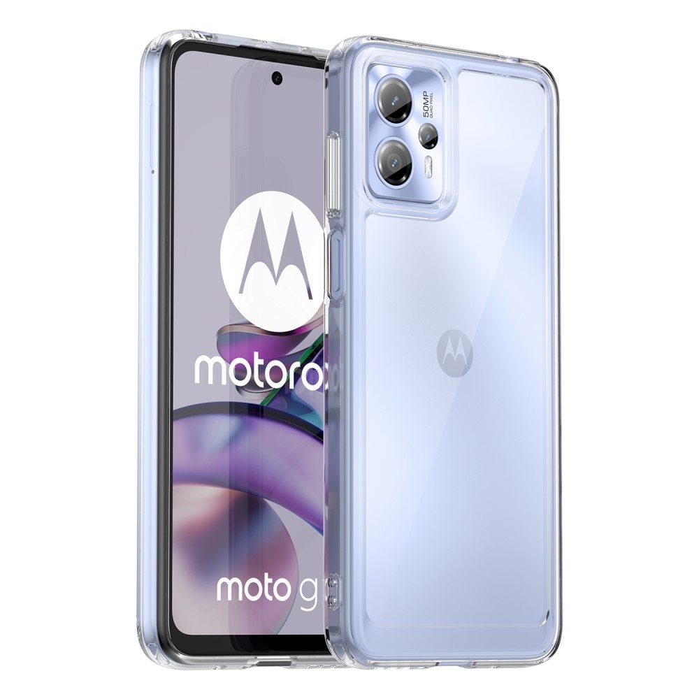 Crystal Hybrid Case Motorola Moto G13/G23 gjennomsiktig