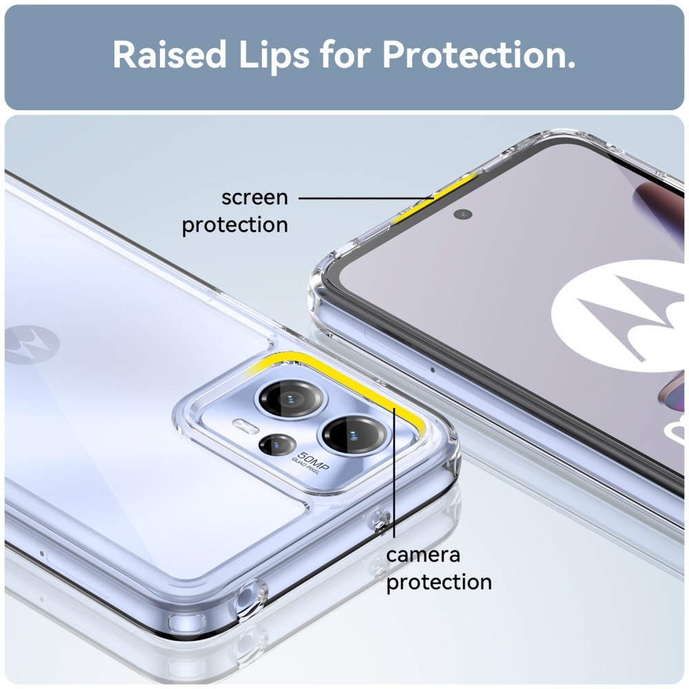 Crystal Hybrid Case Motorola Moto G13/G23 gjennomsiktig