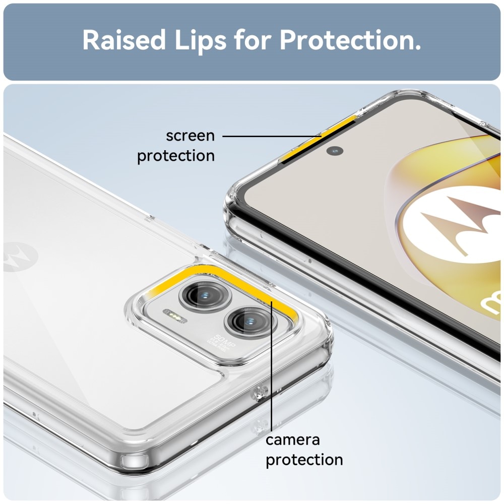 Crystal Hybrid Case Motorola Moto G73 gjennomsiktig