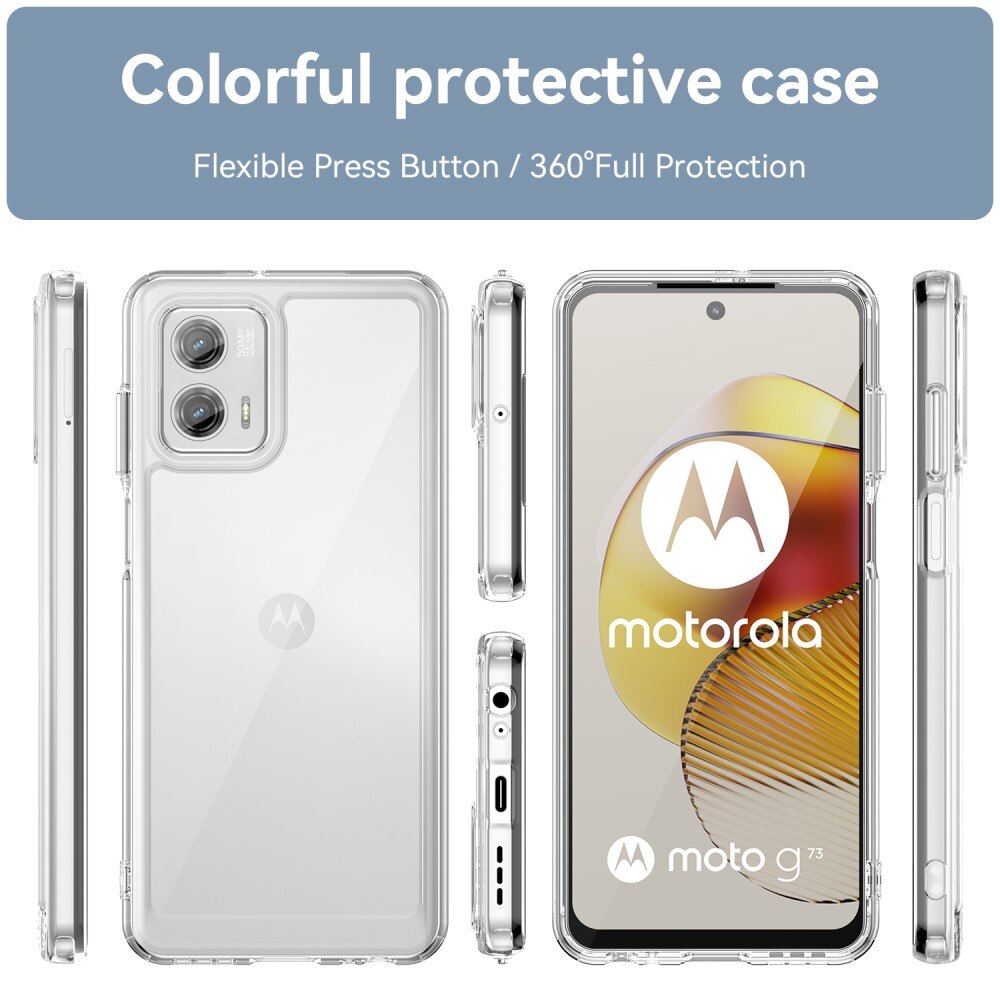 Crystal Hybrid Case Motorola Moto G73 gjennomsiktig