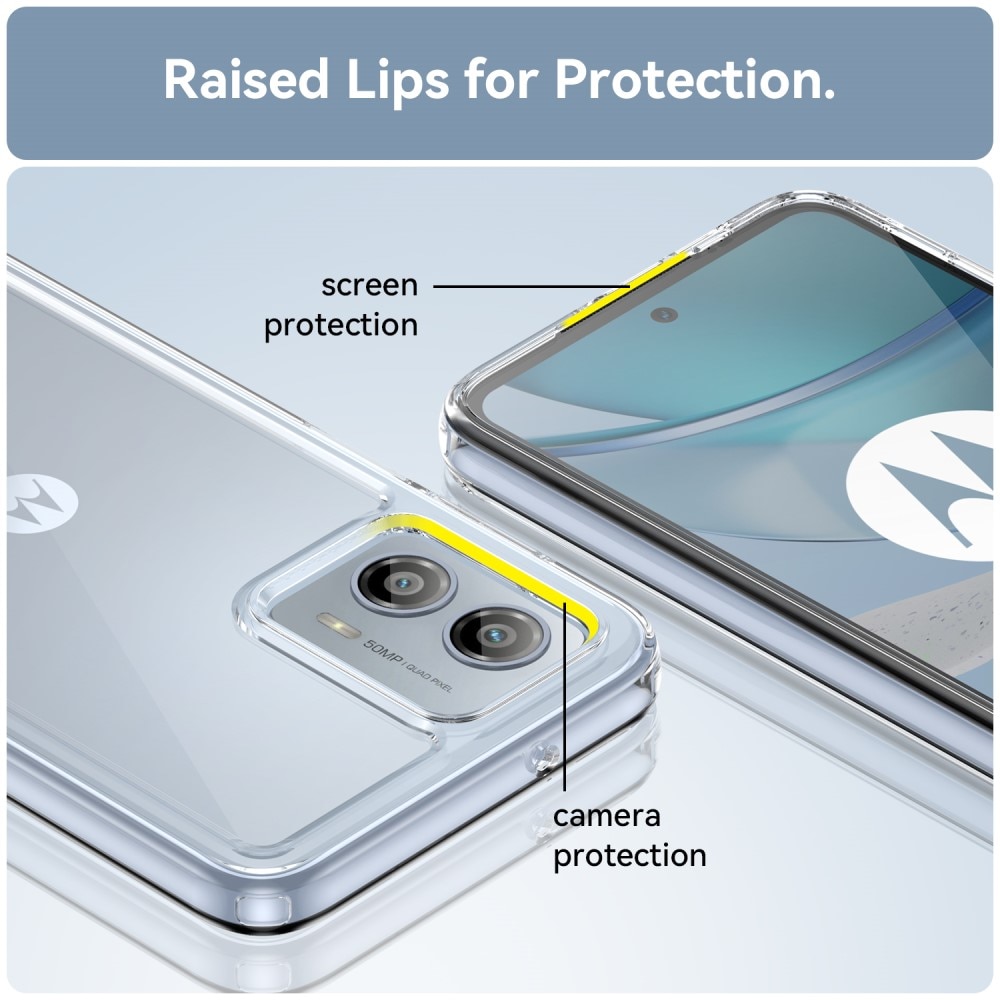 Crystal Hybrid Case Motorola Moto G53 gjennomsiktig