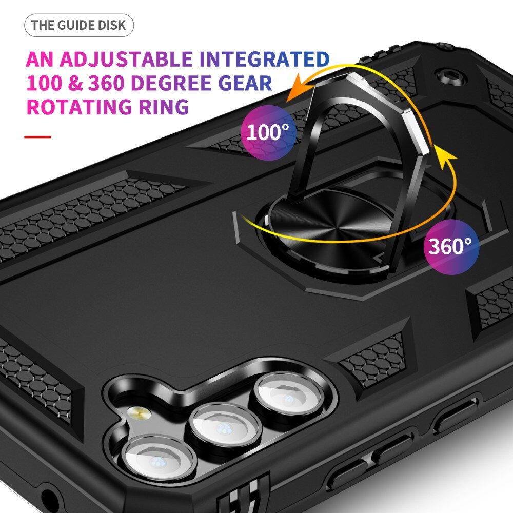 Hybriddeksel Tech Ring Samsung Galaxy A34 svart