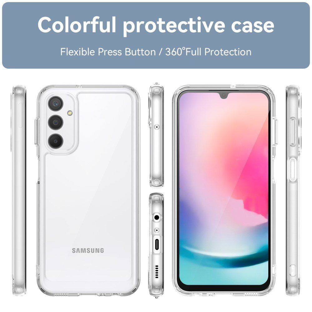 Crystal Hybrid Case Samsung Galaxy A24 gjennomsiktig