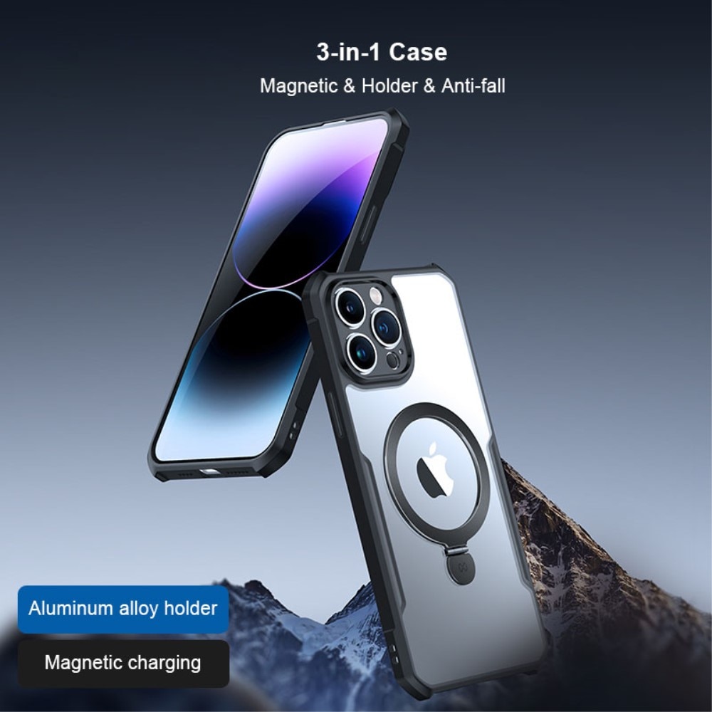 Hybriddeksel Bumper MagSafe iPhone 14 Pro svart
