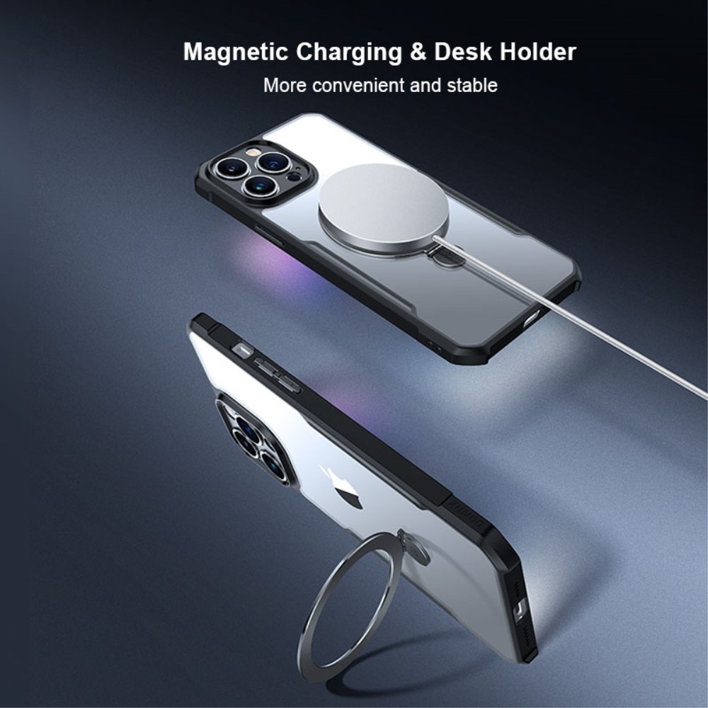 Hybriddeksel Bumper MagSafe iPhone 12/12 Pro svart