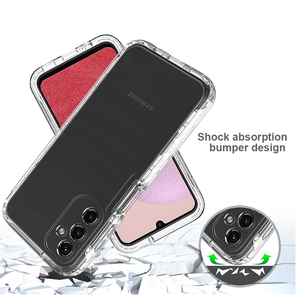 Full Protection Case Samsung Galaxy A14 gjennomsiktig