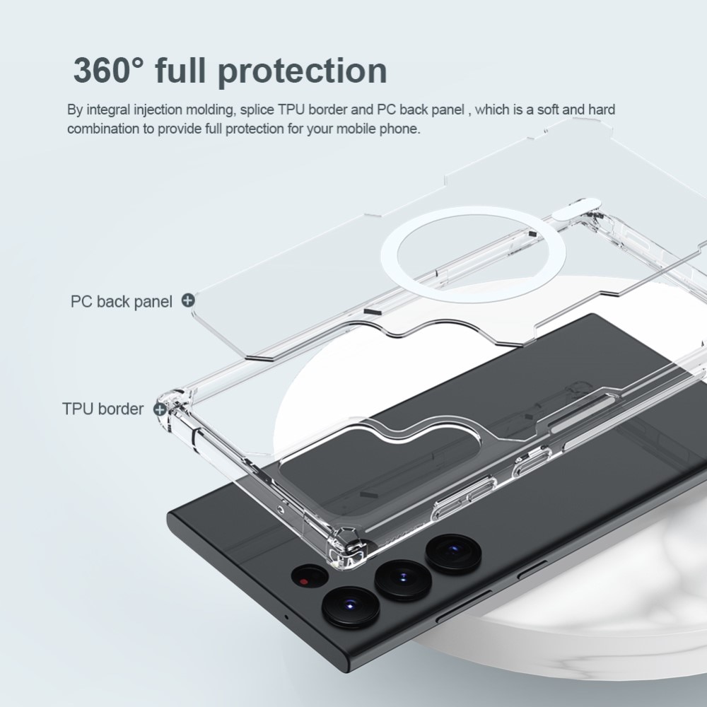 Nature Pro Deksel MagSafe Samsung Galaxy S23 Ultra gjennomsiktig