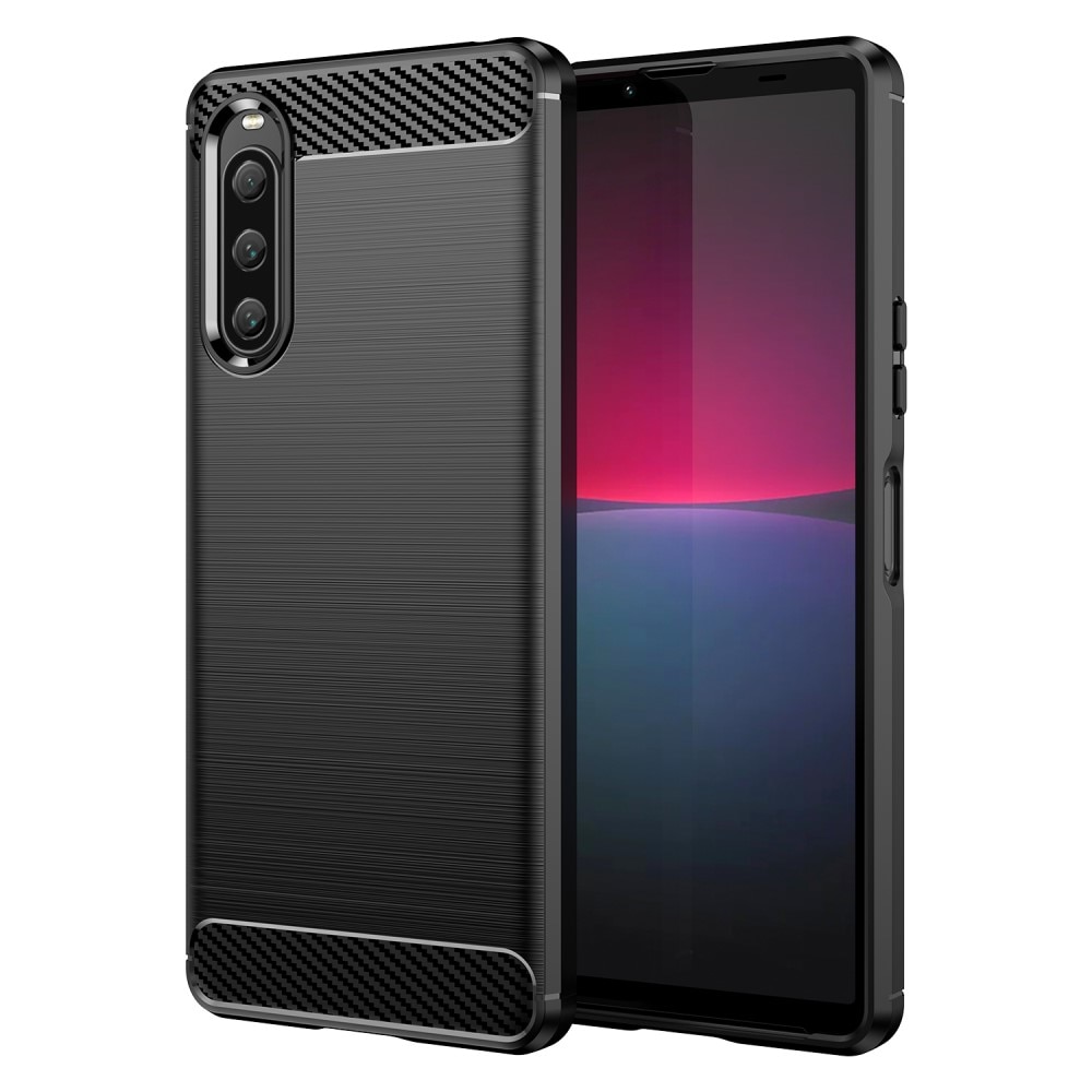 Sony Xperia 10 V Deksel TPU Brushed Black