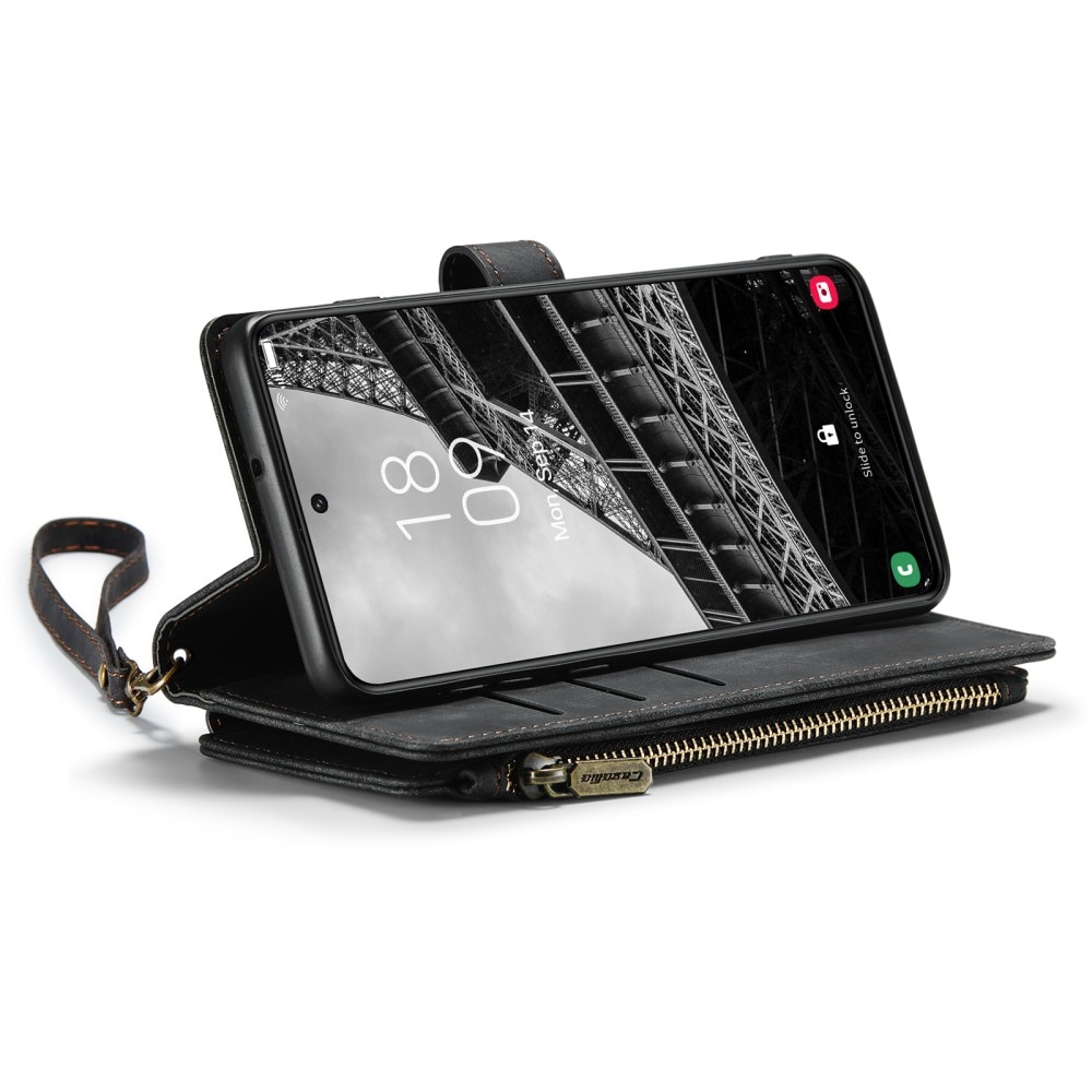 Zipper Wallet Samsung Galaxy S23 Svart