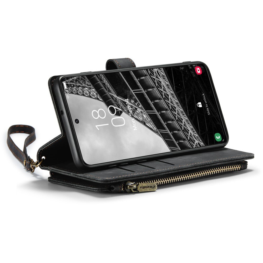 Zipper Wallet Samsung Galaxy S23 Plus Svart