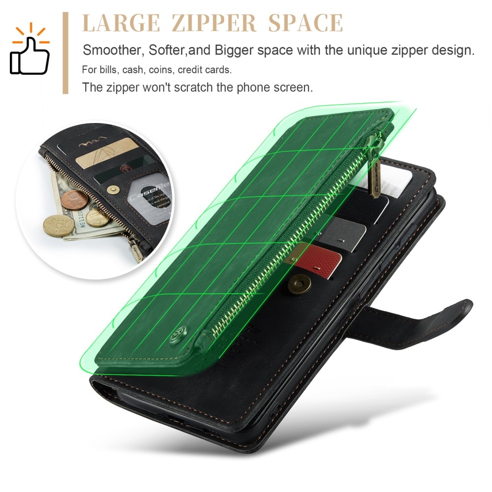 Zipper Wallet Samsung Galaxy S23 Plus Svart