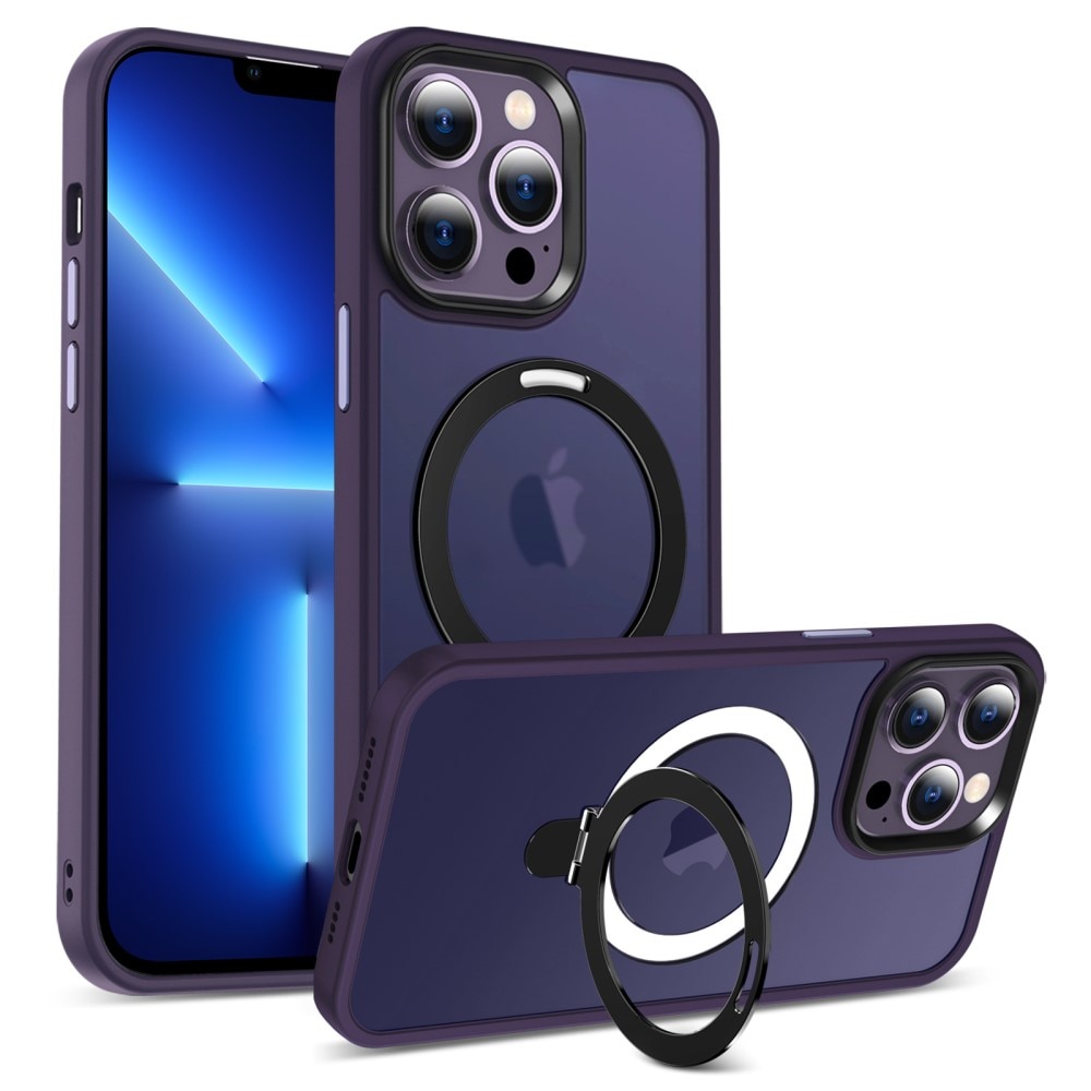 Hybriddeksel MagSafe Ring iPhone 13 Pro Lilla