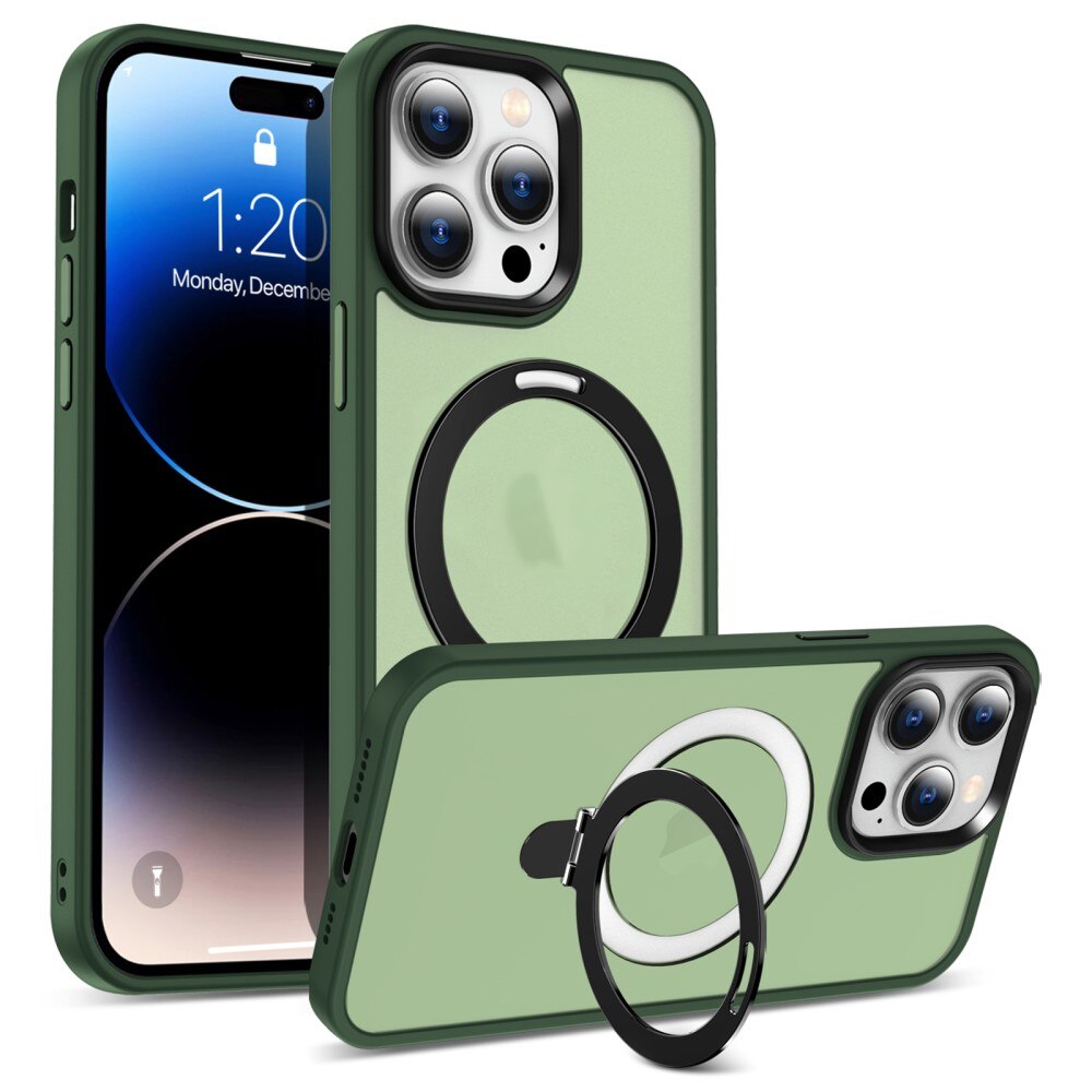Hybriddeksel MagSafe Ring iPhone 14 Pro Max Grønn